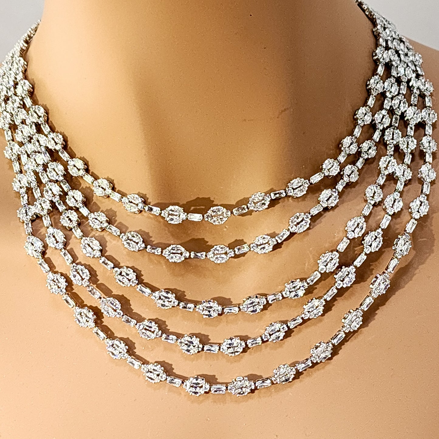 Diamond Water Droplets Wedding Set