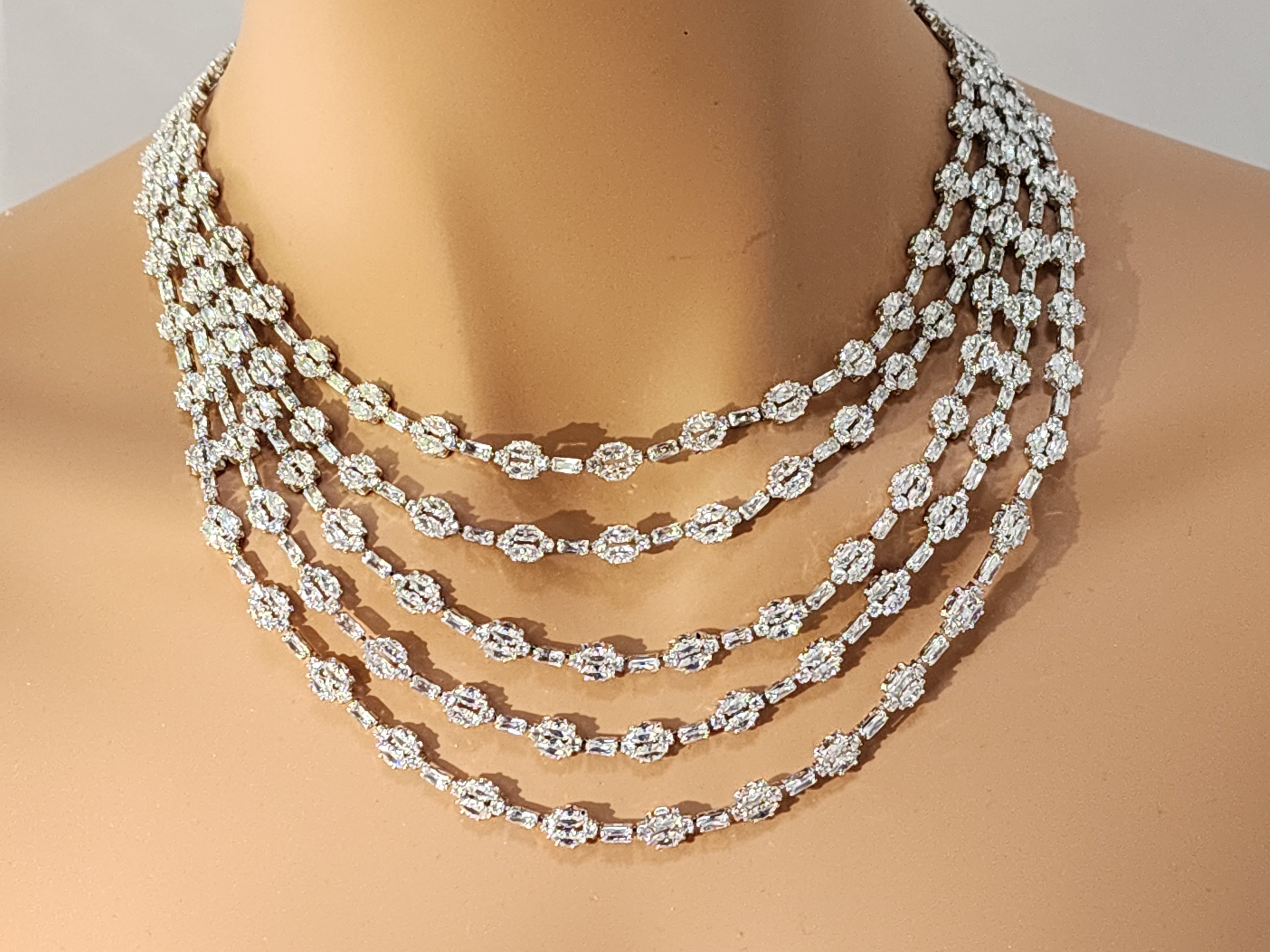 Diamond Water Droplets Wedding Set