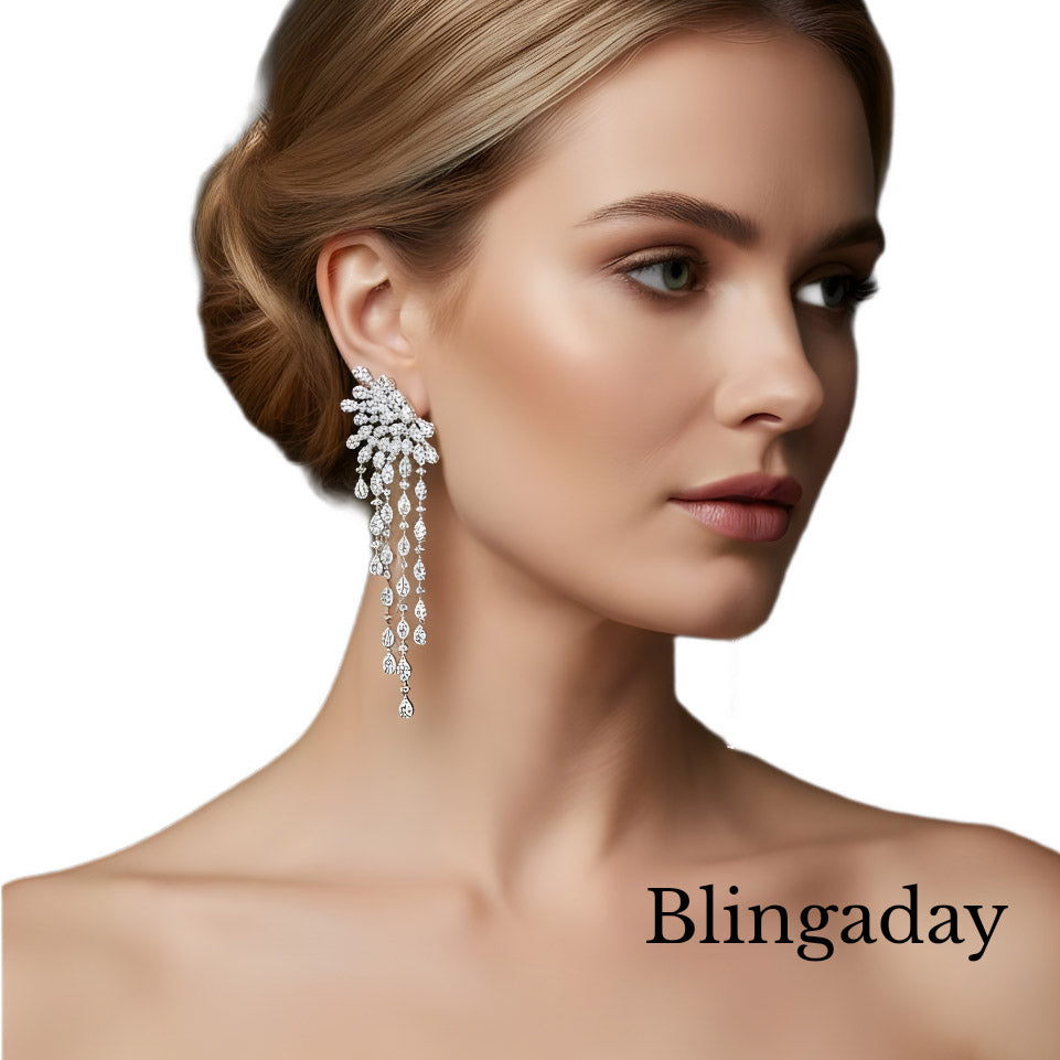 Chandelier Flower Earrings