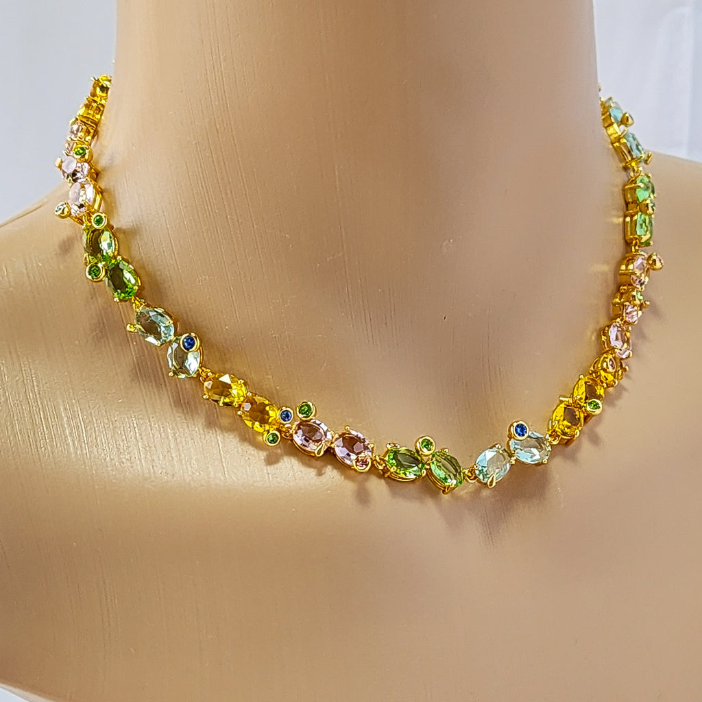 Swarovski-like Gema necklace