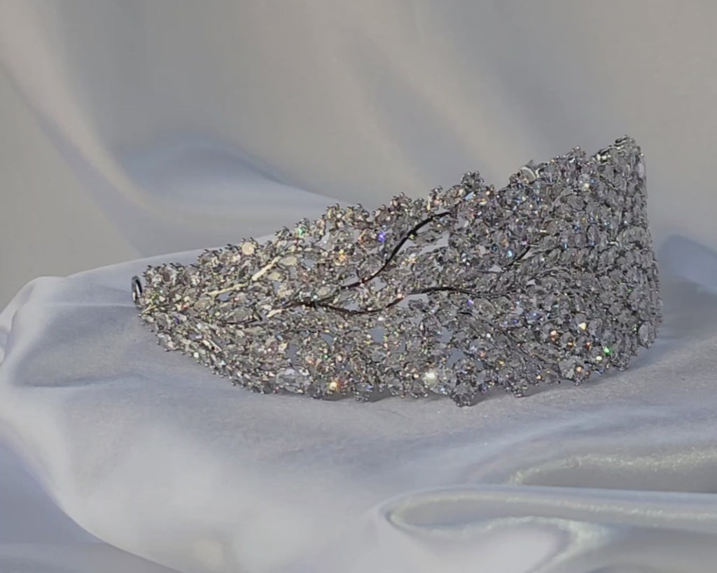 Crystal vine Swarovski Bridal Headband